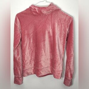 SO Blush Velour Hoodie